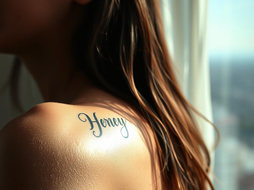 Osoba z artystycznym tatuażem symbolizującym tożsamość i wyrażanie siebie