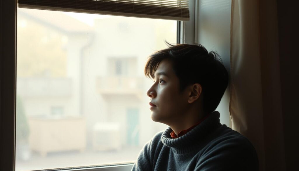 Osoba zastanawiająca się nad znaczeniem snu o wężu