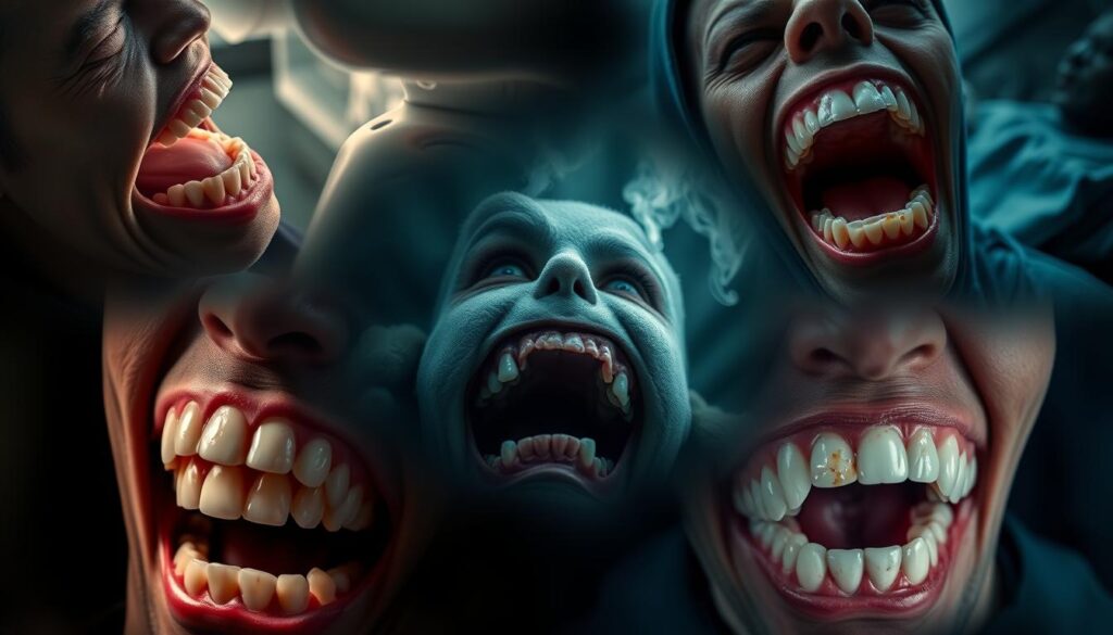 Różne scenariusze snów o zębach