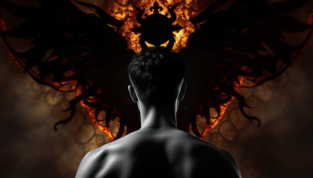 Symboliczne przedstawienie wewnętrznego konfliktu - sennik agresja