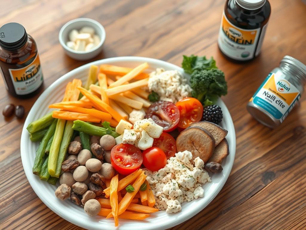 Zdrowe odżywianie i suplementy dla włosów i paznokci