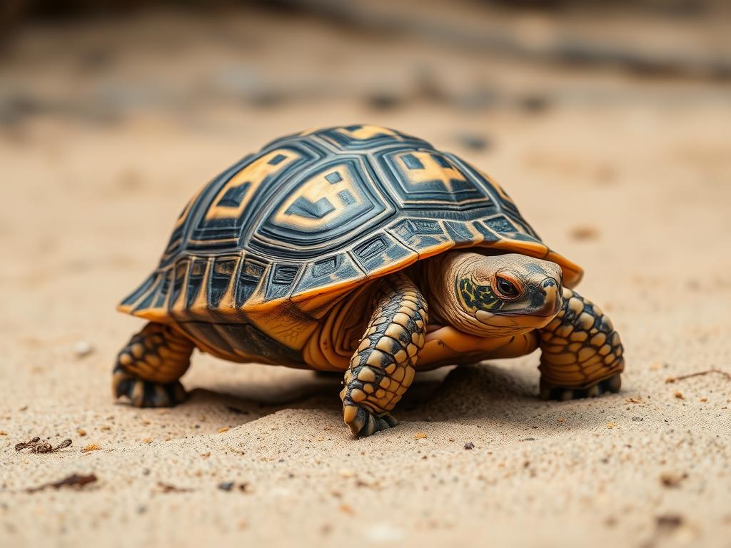 Żółw symbolizujący sny o żółwiach