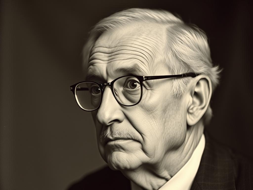 Portret Carla Junga z okularami, sennik okulary interpretacja