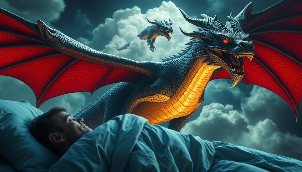 Smok pojawiający się we śnie - sennik smok interpretacja