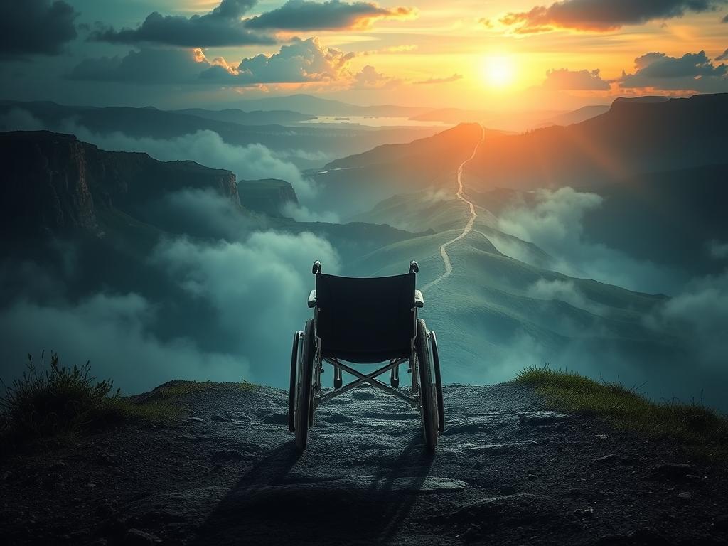 Wózek inwalidzki we śnie symbolizujący ograniczenia i ich przezwyciężanie - sennik wózek inwalidzki